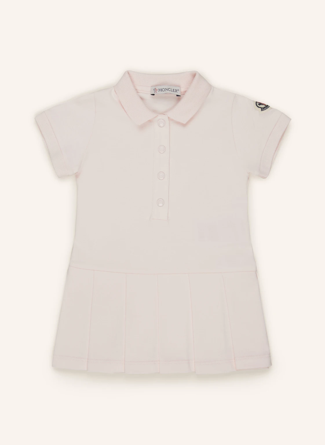 MONCLER enfant Piqué-Kleid