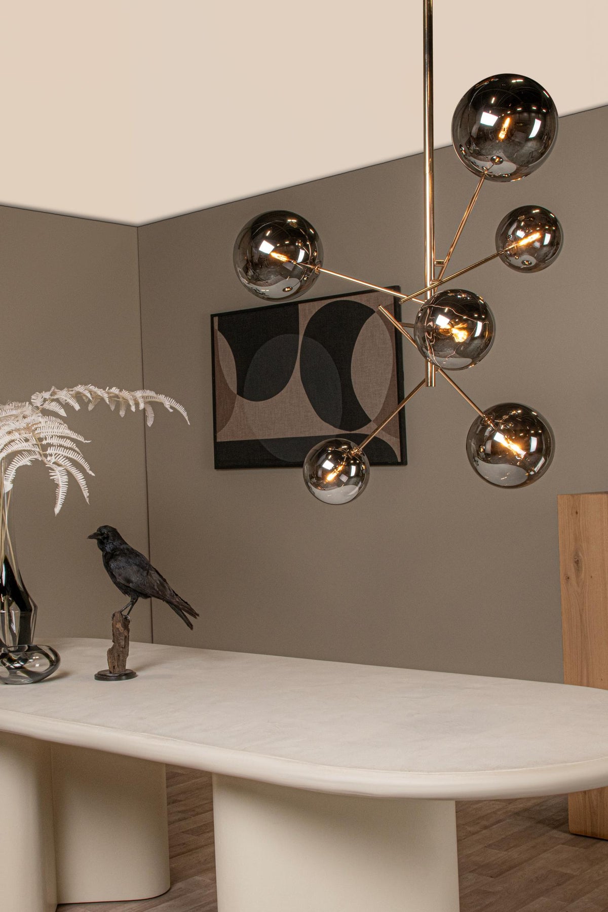 Lucide hanglamp ALARA - 6xG4 - Goud
