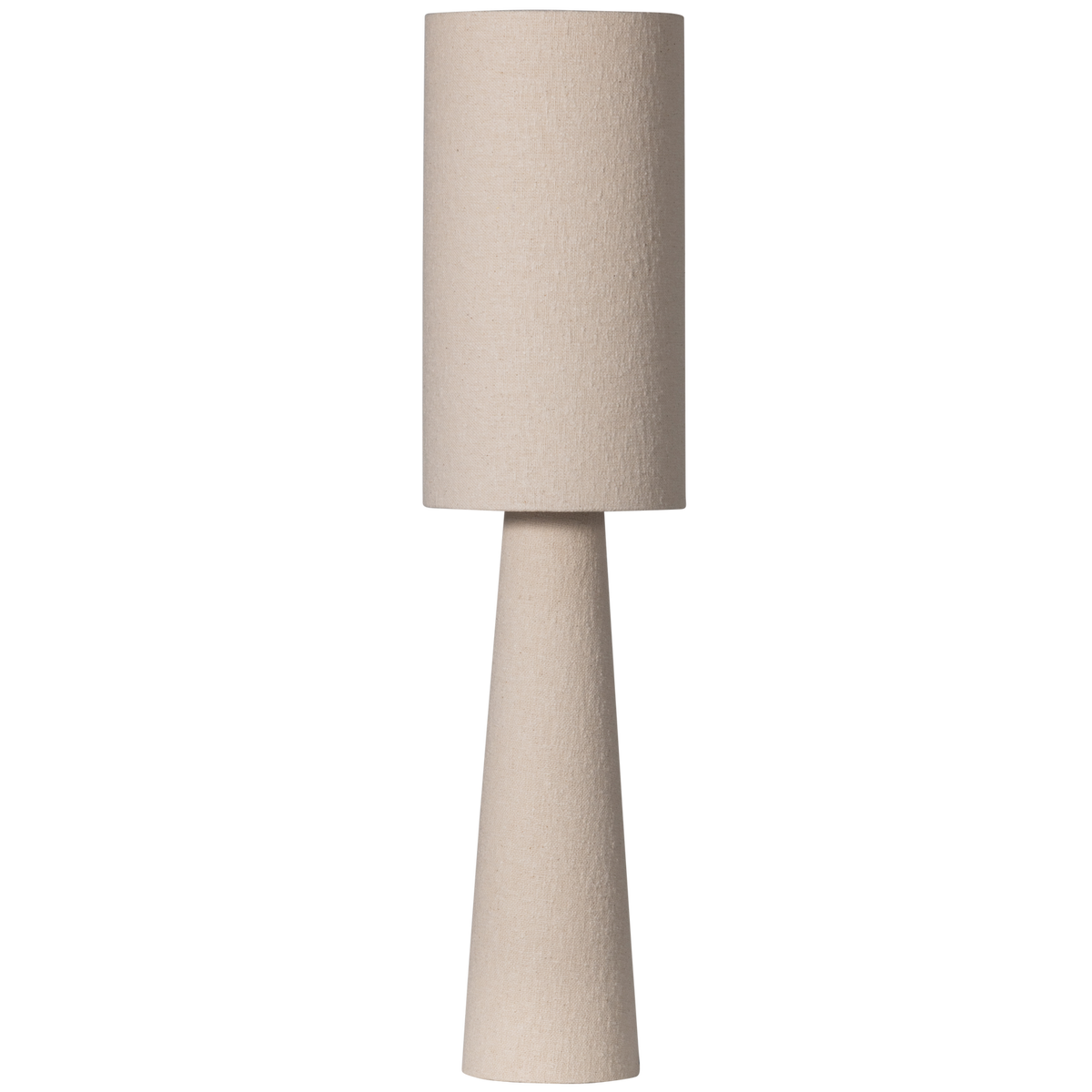 WOOOD Loft Tafellamp - Metaal/Bouclé - Naturel - 90xØ22 cm