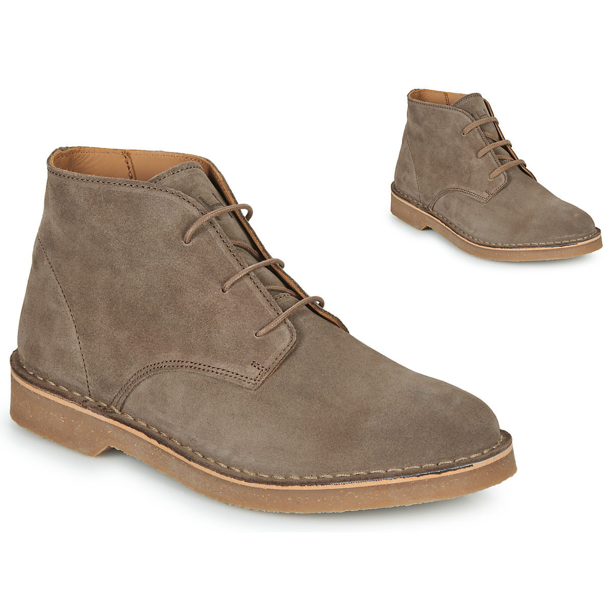Selected - SLHRIGA NEW SUEDE DESERT BOOT - Brown
