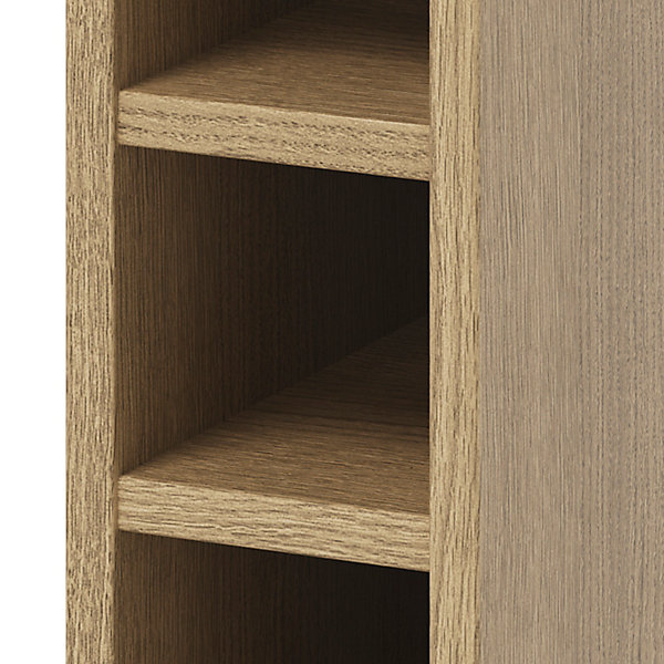 Caisson range bouteilles GoodHome Caraway Chêne H. 90 cm x l. 15 cm