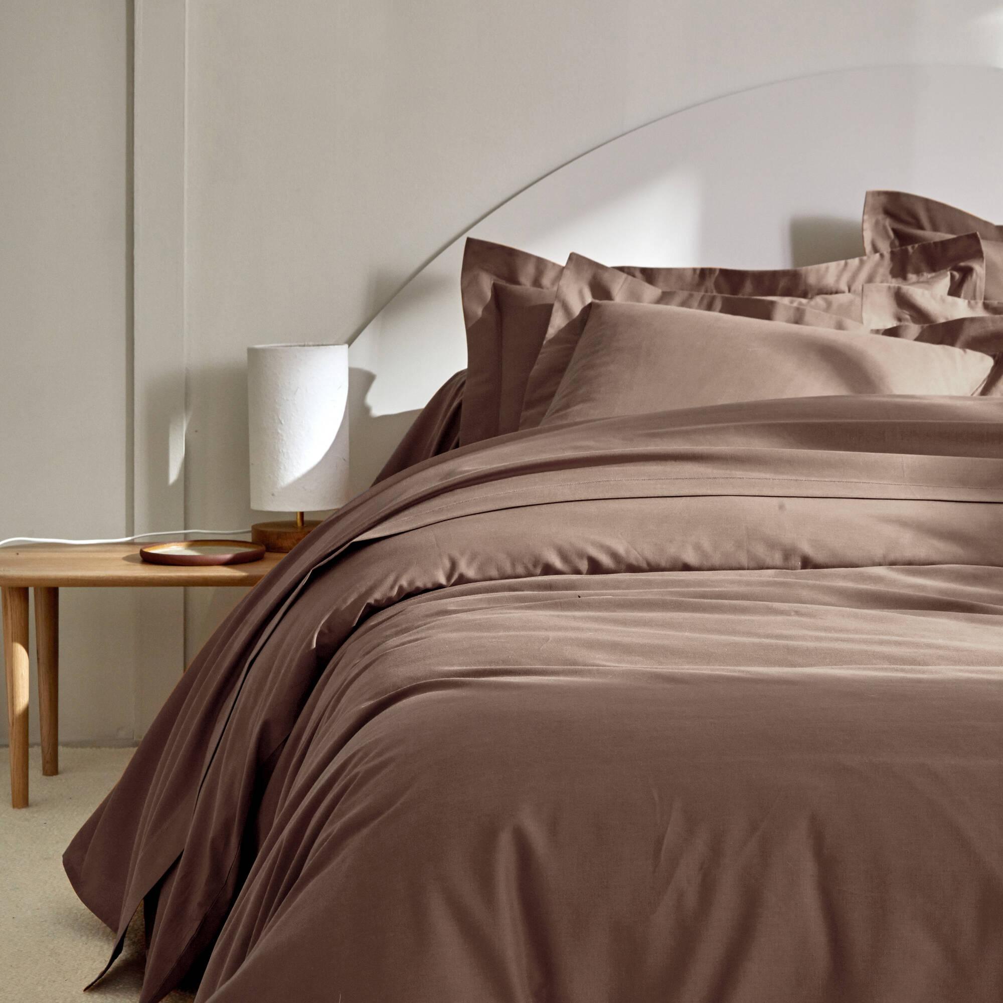 Linge de lit uni coton