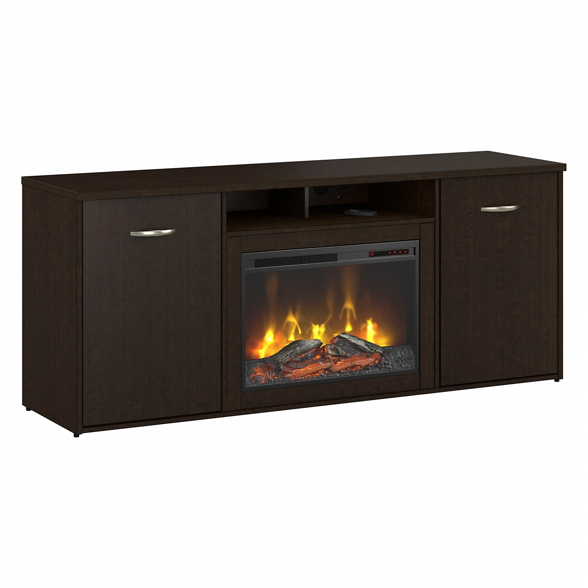Series C 72W Electric Fireplace Cabinet by Bush Business Furniture