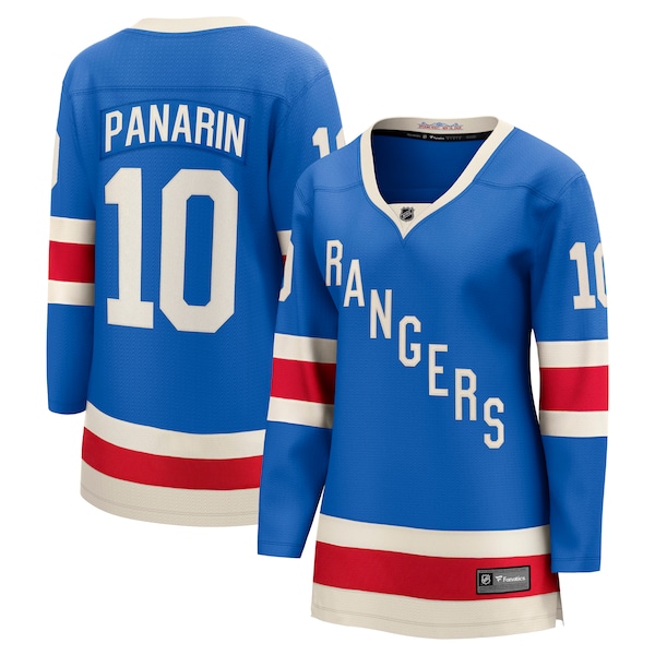 Artemi Panarin New York Rangers  Women's Centennial Breakaway Jersey - Blue