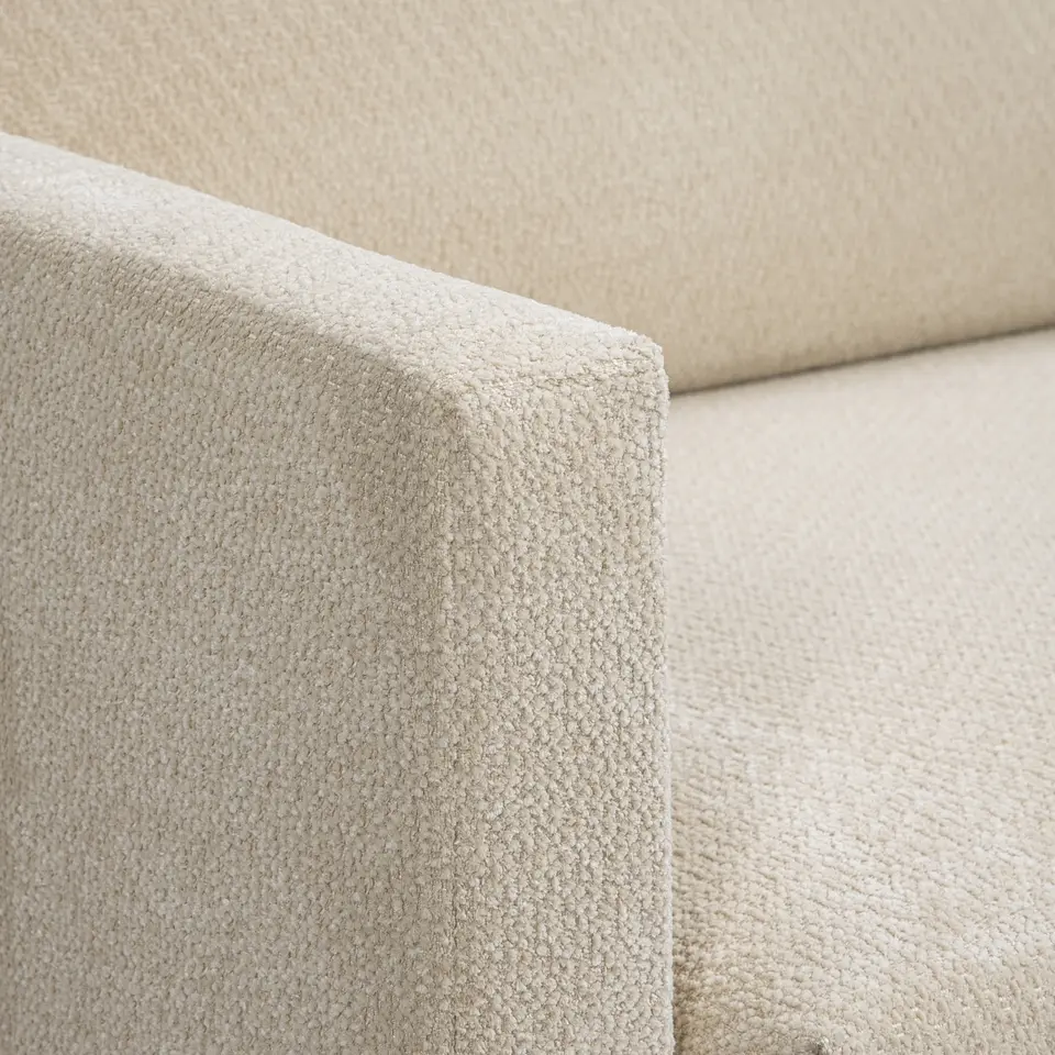 Bank Siem 3-zits - stof Egon - beige