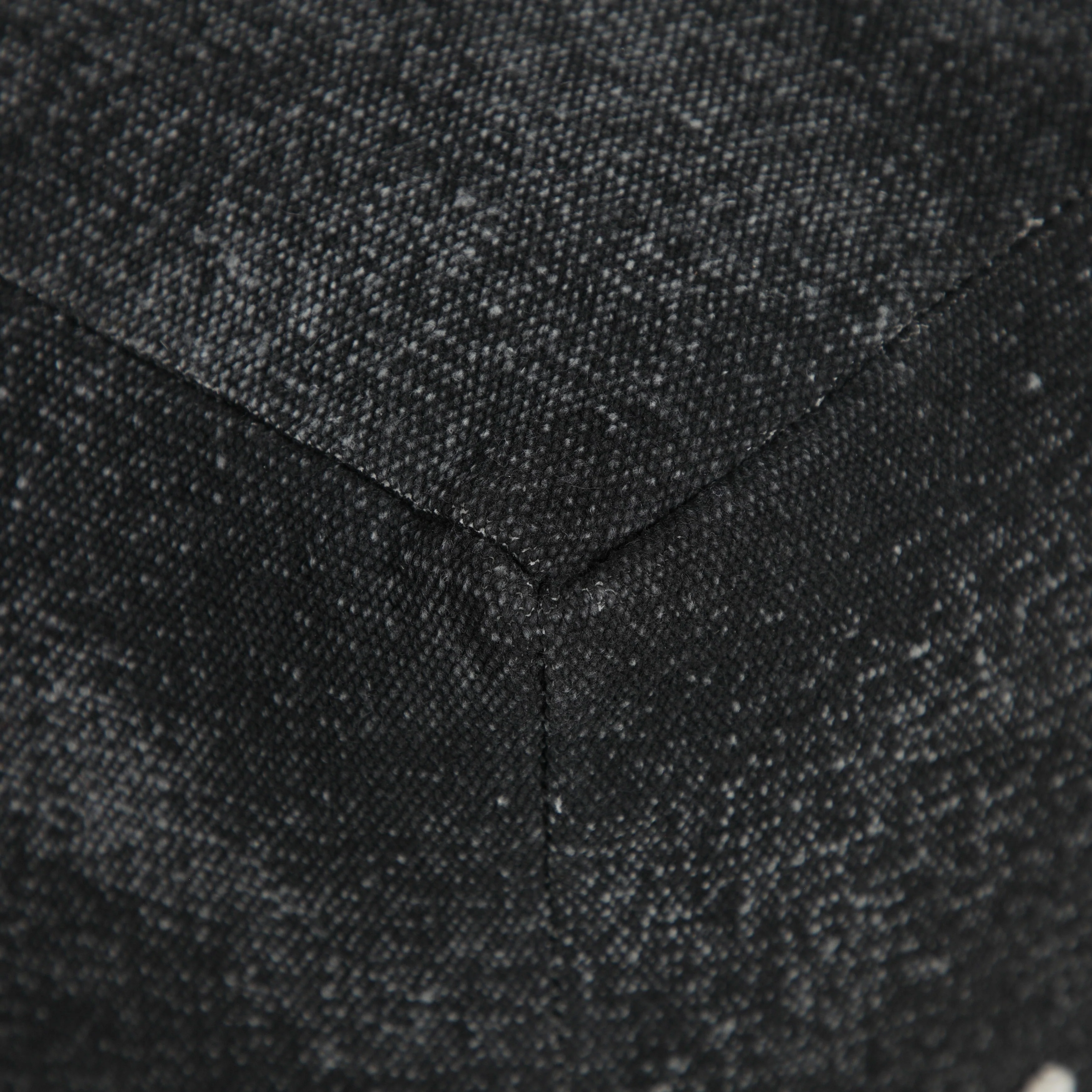 Sevita Textured Diamond Medallion Pouf Ottoman