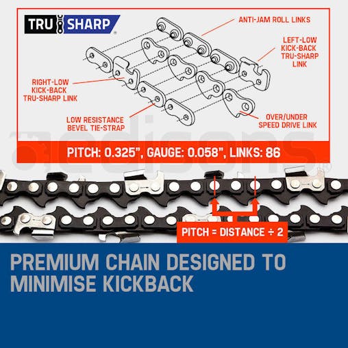 NNEMB Petrol Commercial Chainsaw 22 Bar Chain Saw E-Start Tree Pruning Top Handle