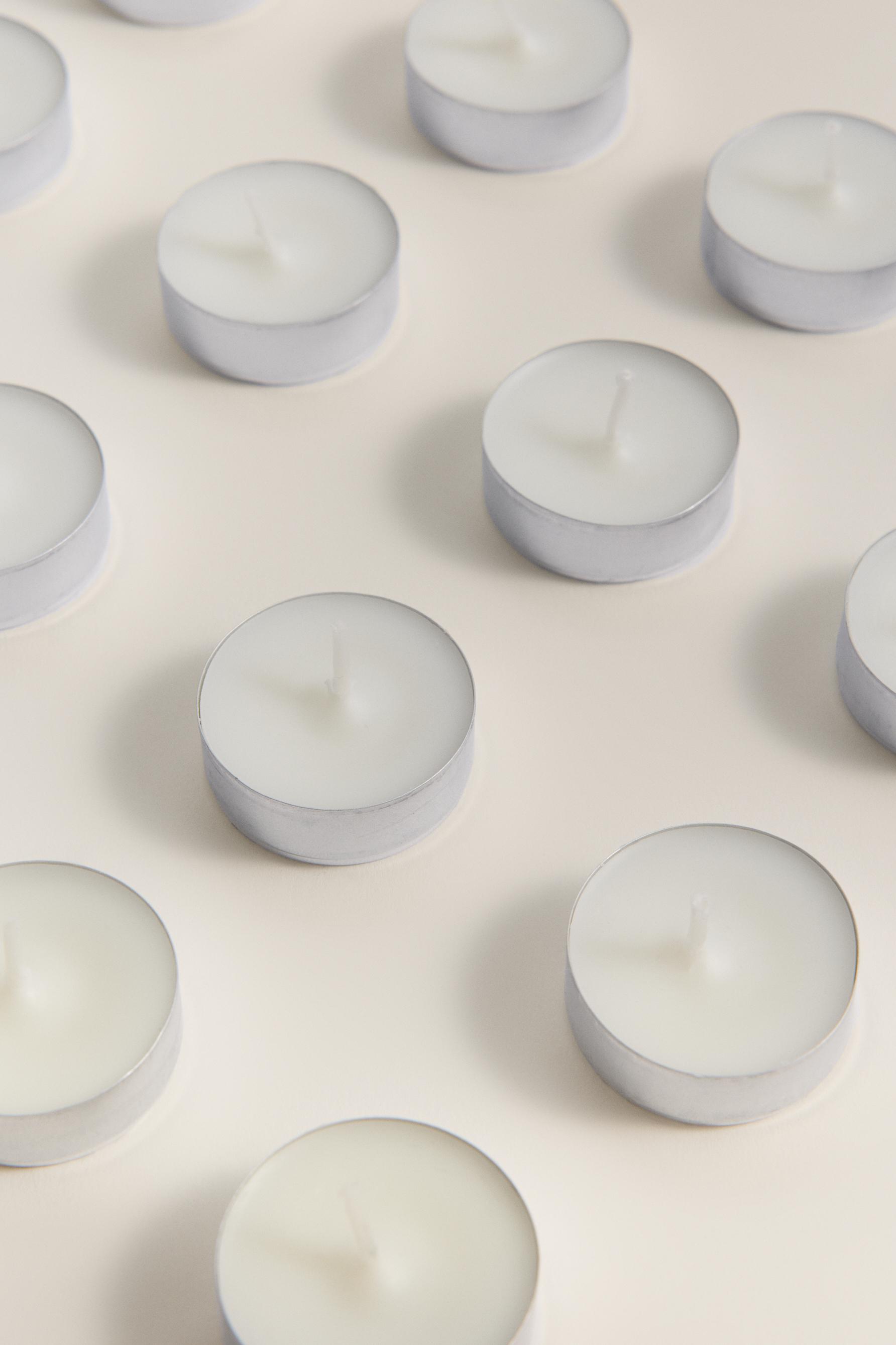 Pack 18 velas pequeñas aromáticas Ecru Jasmine