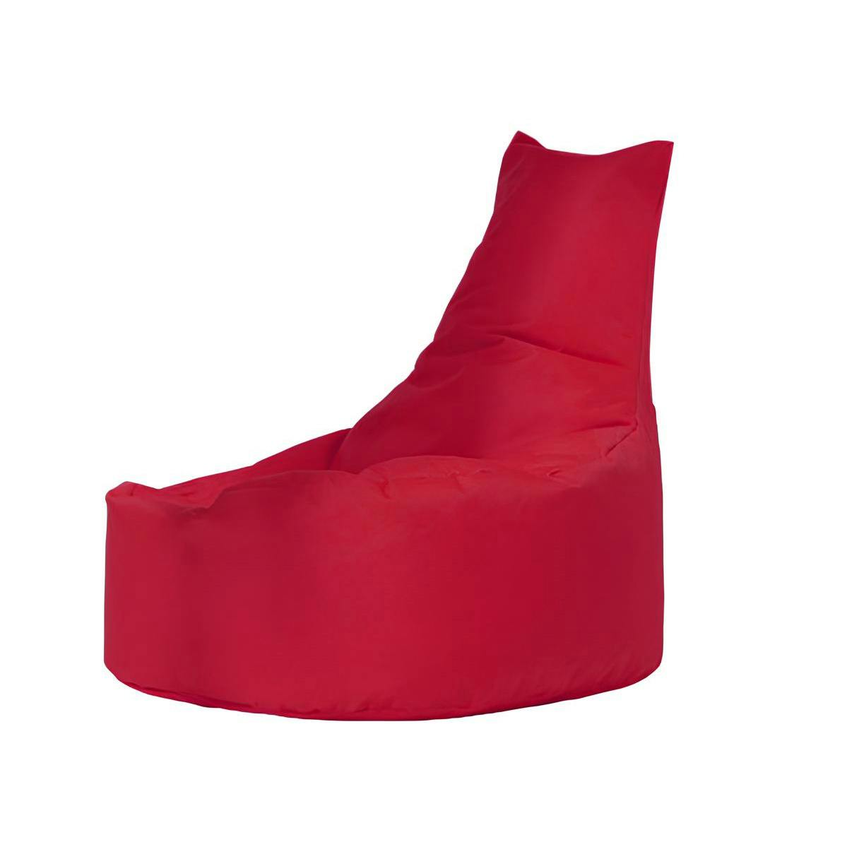 Pouf extérieur rouge avec dossier ARTA