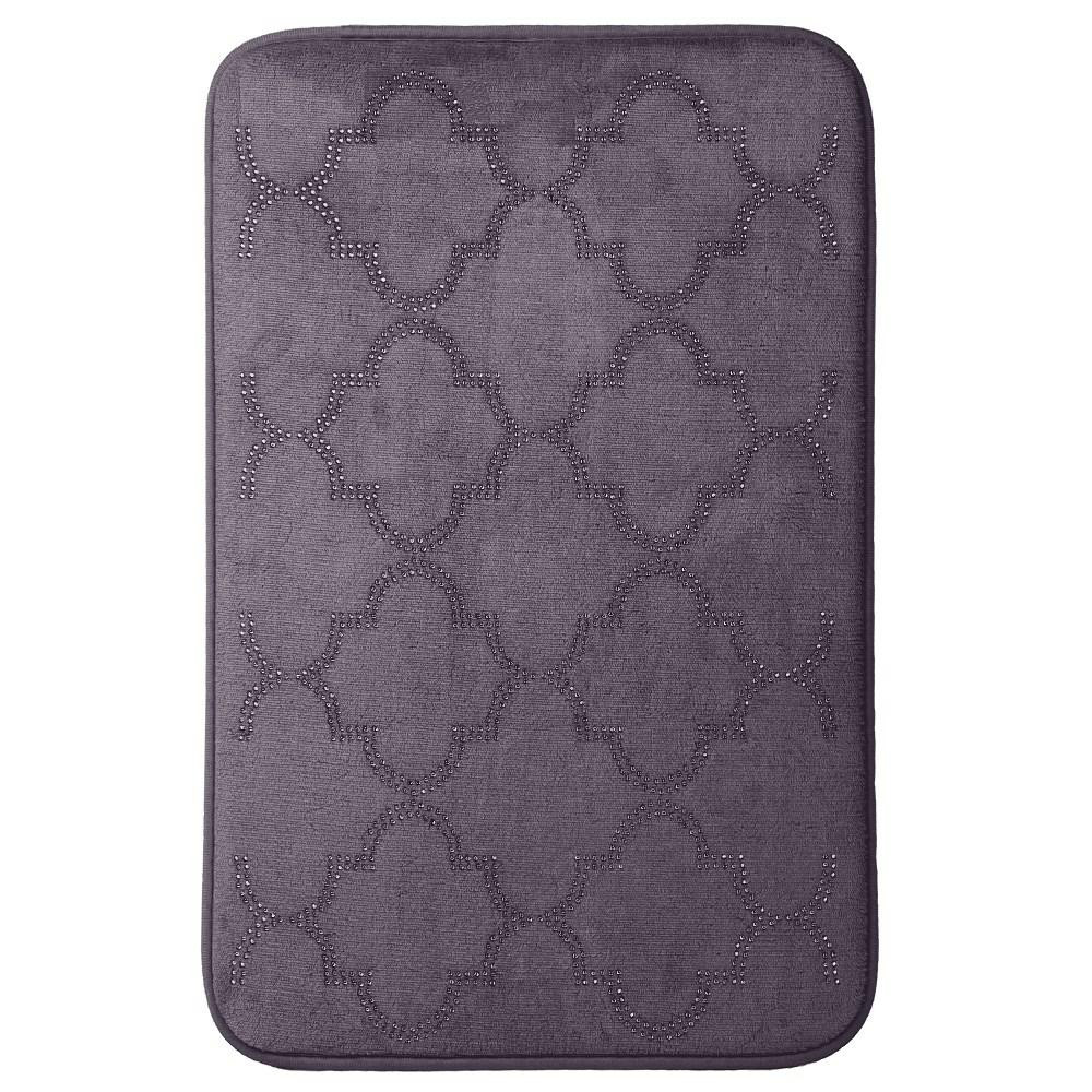 Dywanik mata 40x60 Novia Diamond foam szary Home