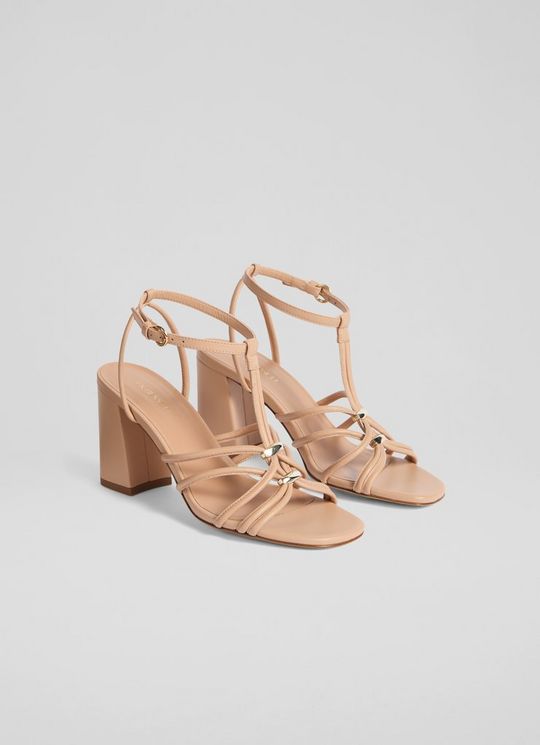 Noelle Trench Nappa Leather Sandals