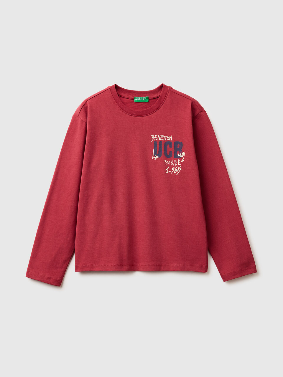 Warm t-shirt with logo print