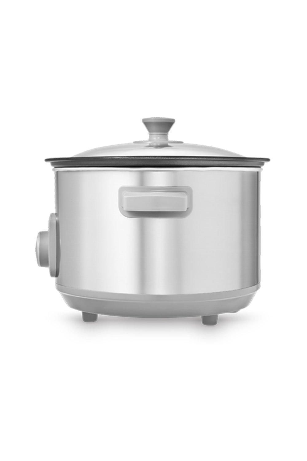 Morphy Richards Brushed Stainless Steel 6.5L Slow Cooker