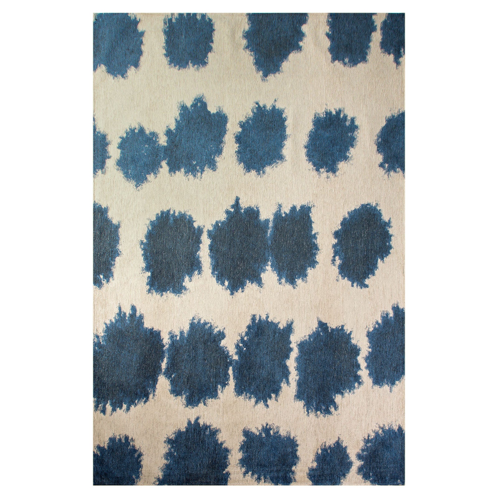 Lola&Moi vloerkleed Curacao - blauw - 170x240cm