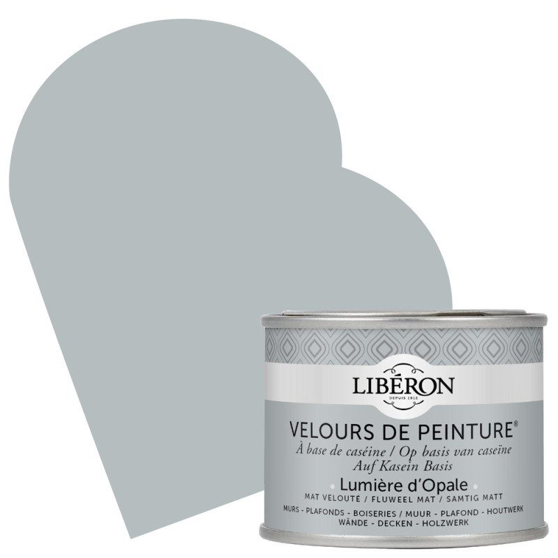 Peinture pour murs Velours de Peinture lumière d'Opale mat 0,125 L LIBERON