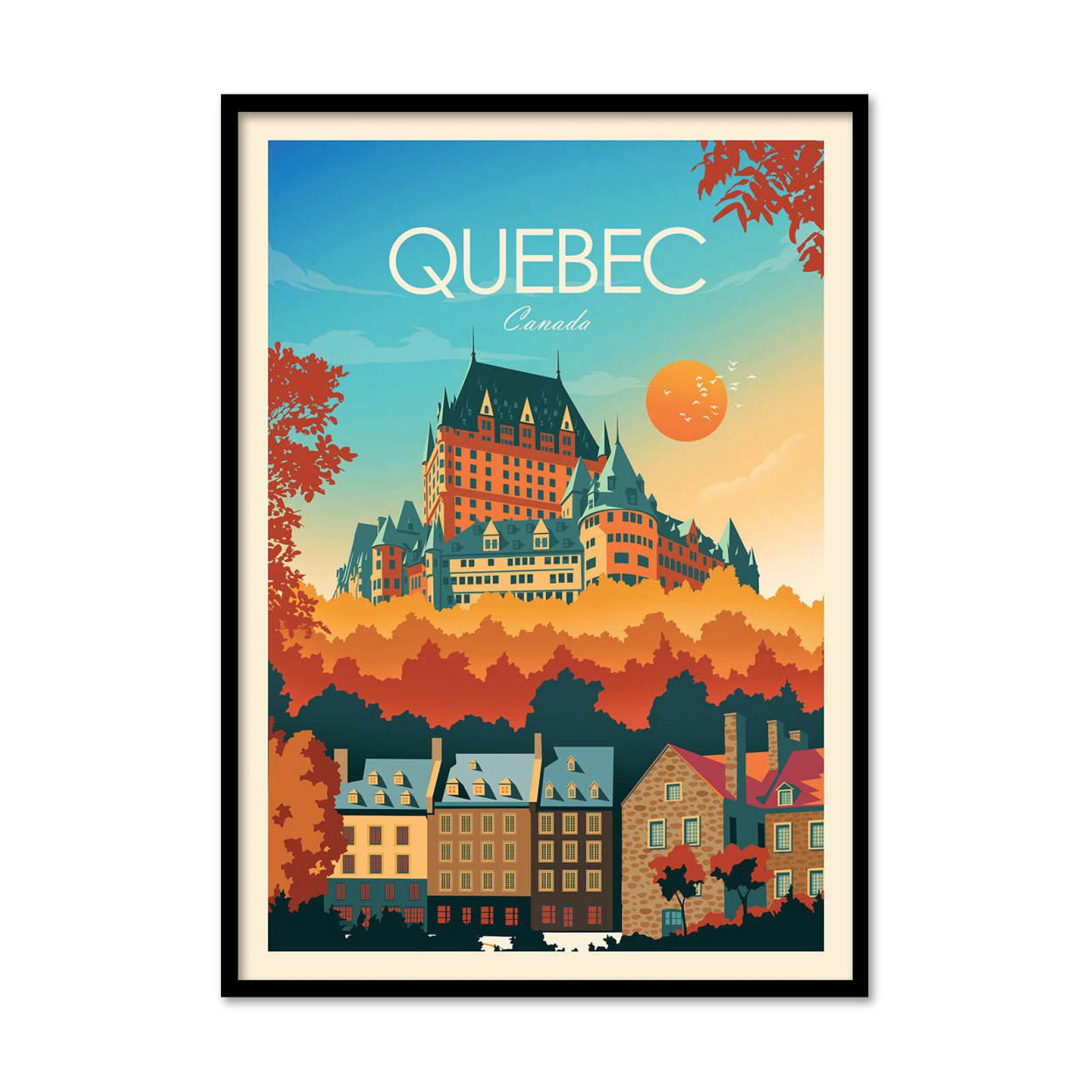 STUDIO INCEPTION - QUEBEC CANADA - STUDIO INCEPTION - Affiche d'art 30 x 40 cm