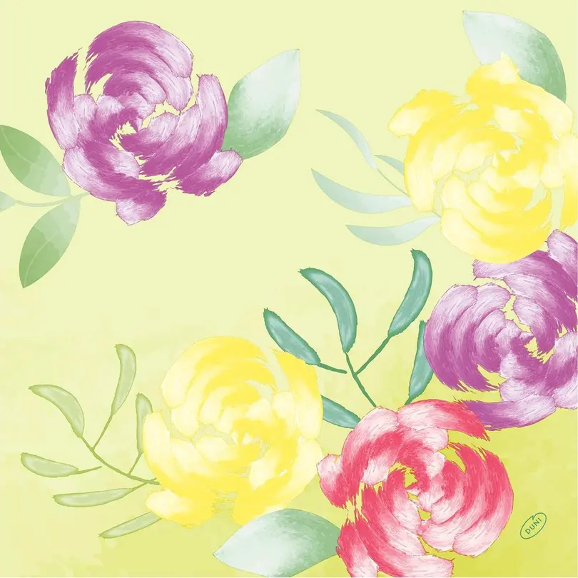 Serviette 50er-Set Soft Tropics