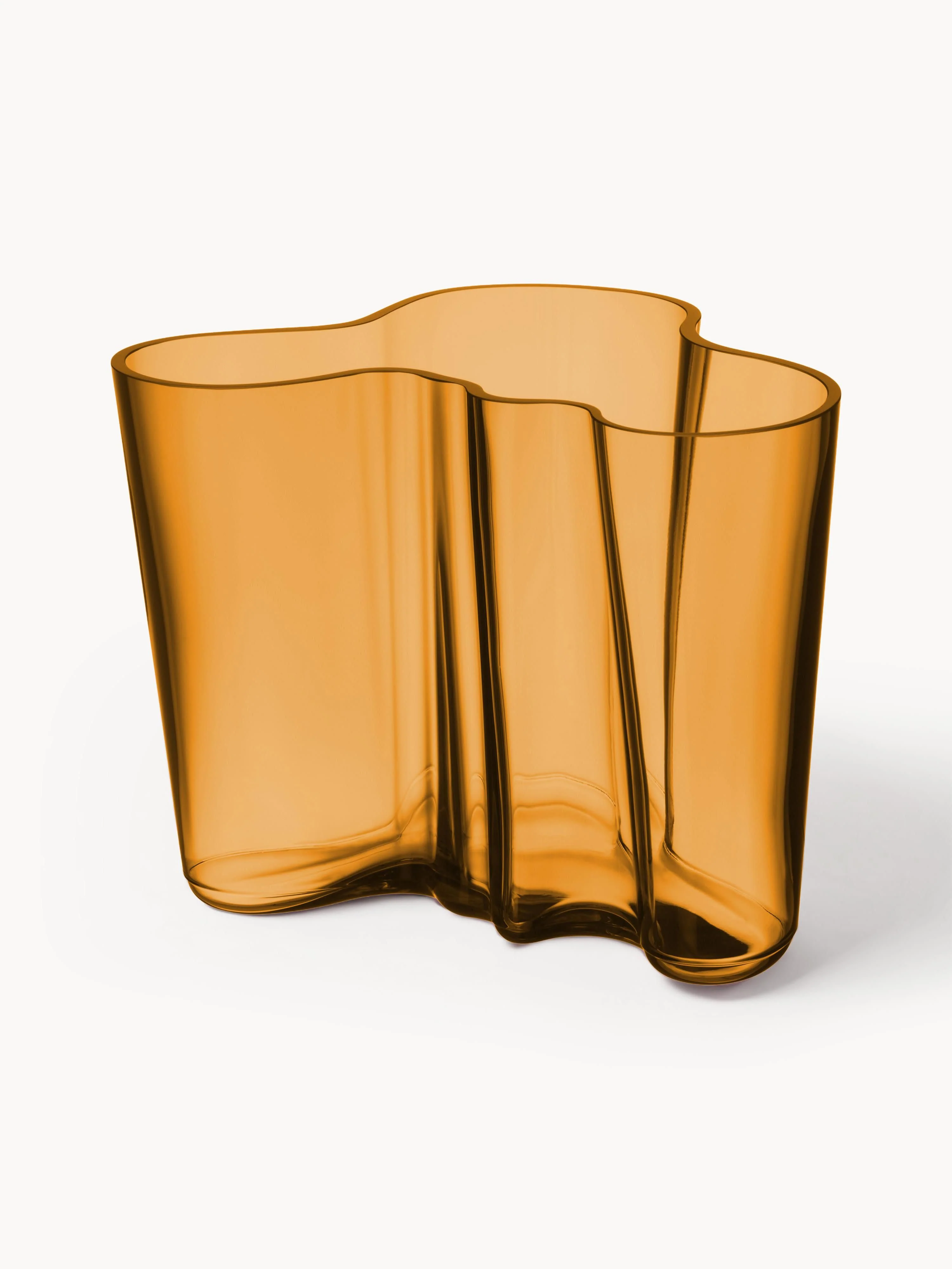 Mundgeblasene Vase Alvar Aalto, H 16 cm
