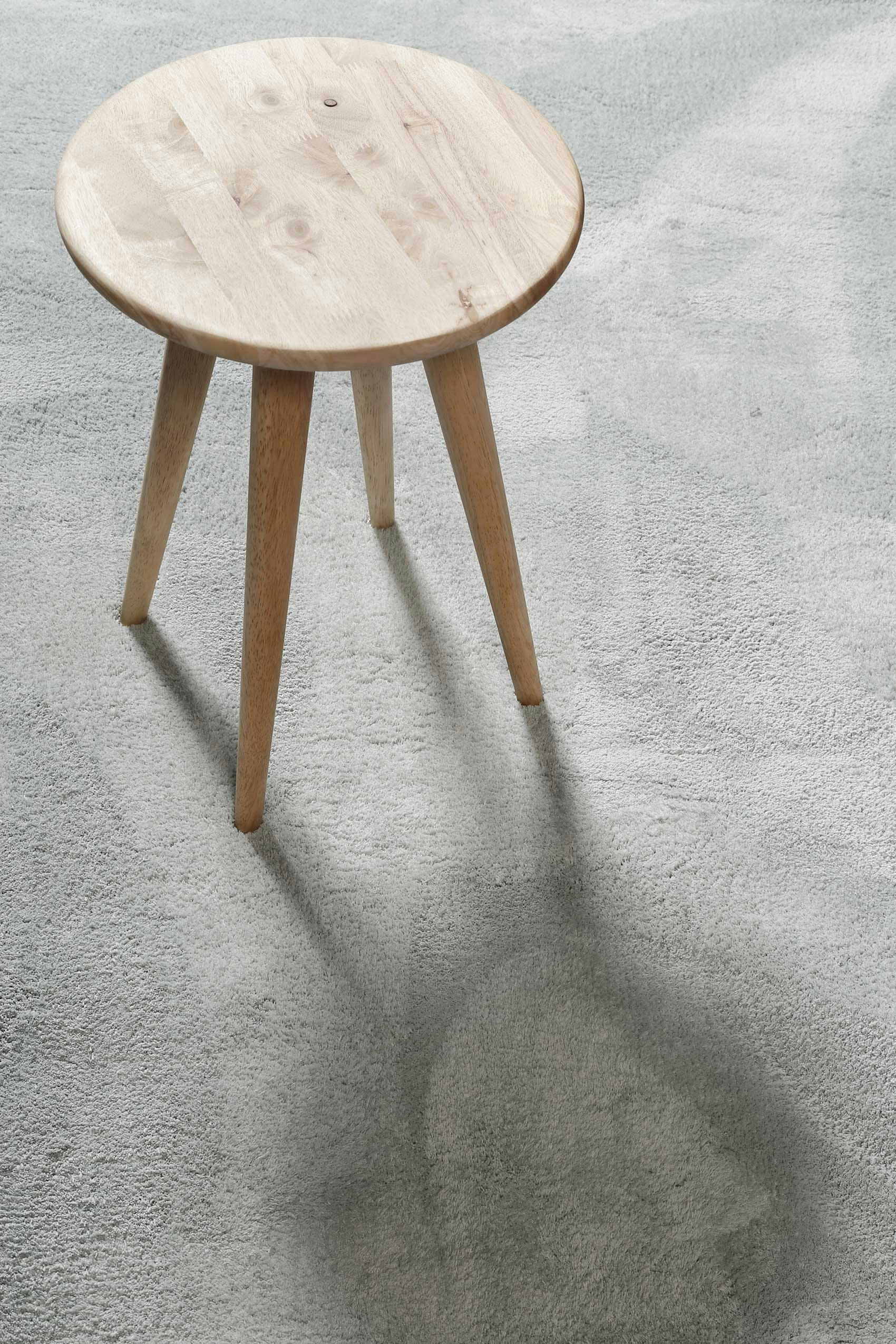 SIENNA - Tapis en microfibre doux et dense vert d'eau clair  130x190