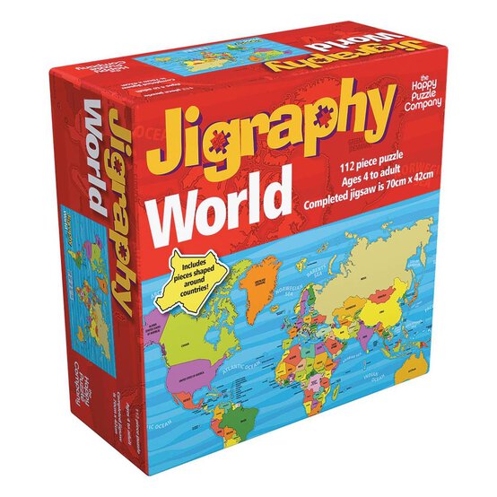 World Jigraphy Puzzle 112 Pieces