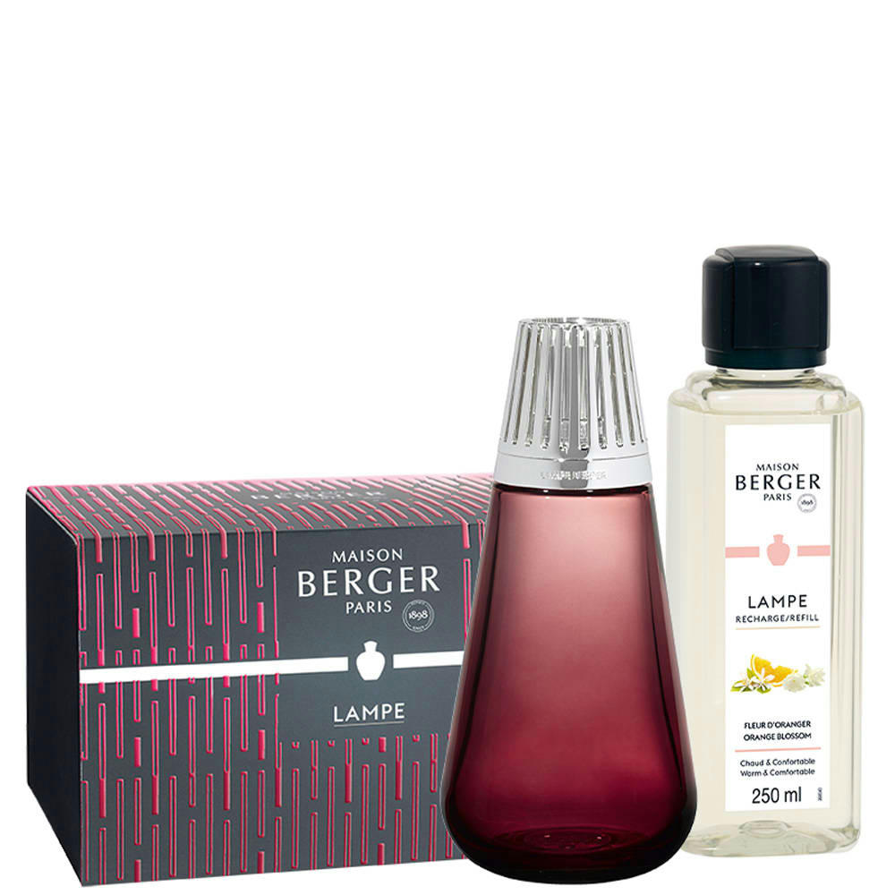 AMPHORA - Coffret lampe Berger Amphora Framboise