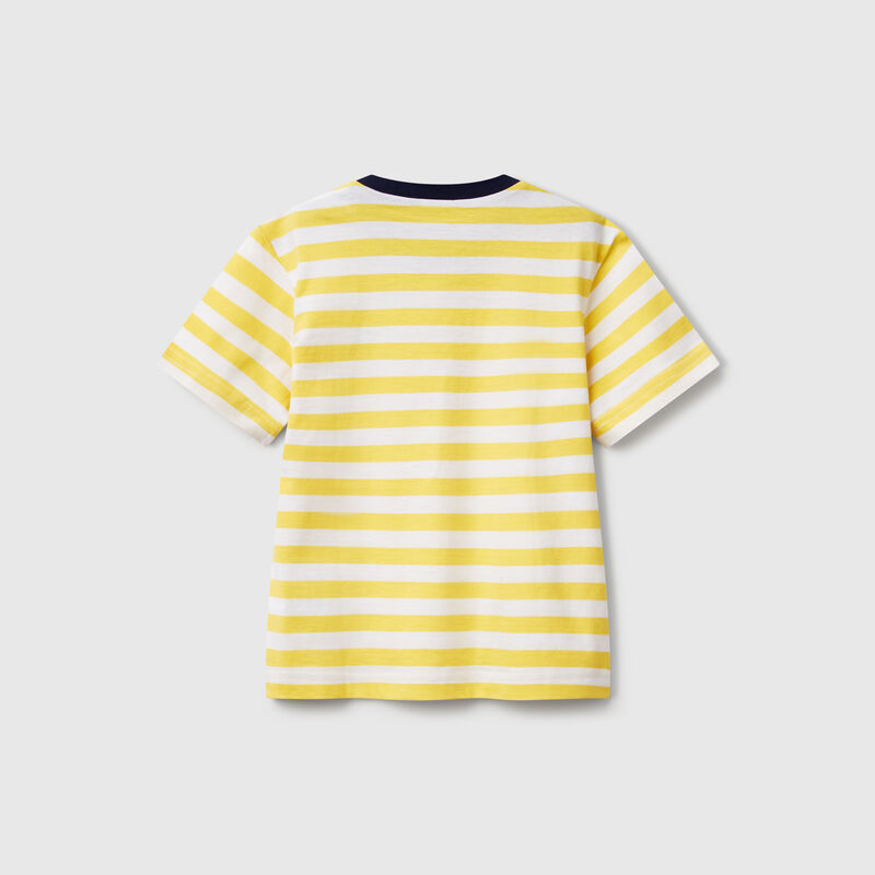 100% cotton striped t-shirt