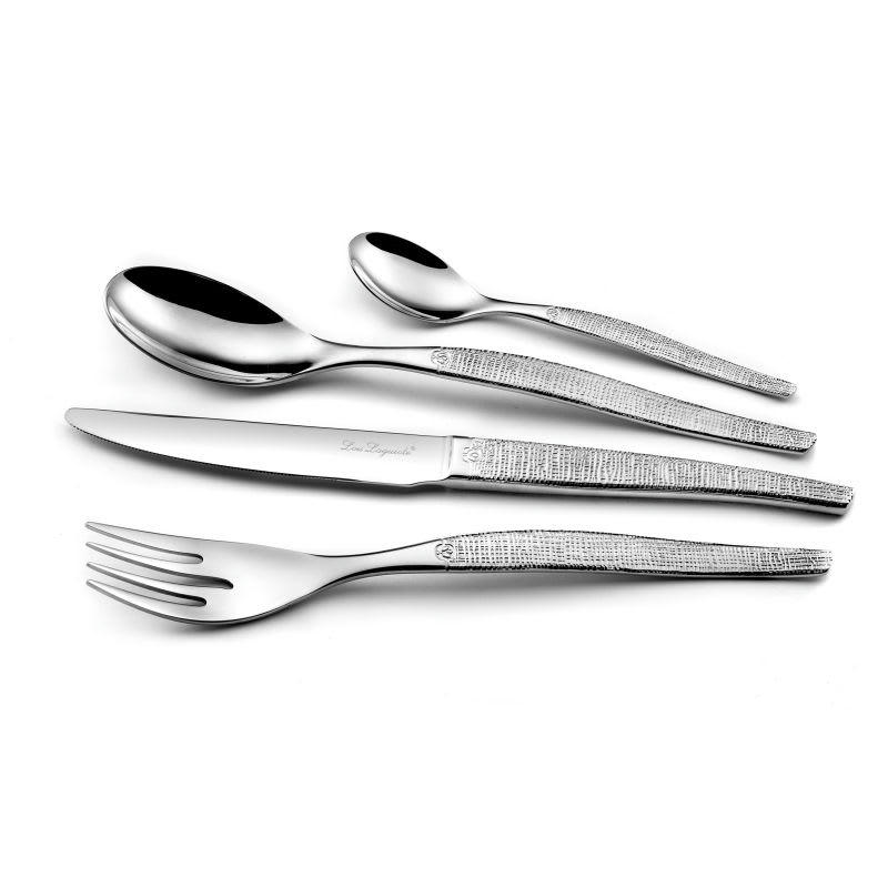 JET TEXTIL - JET TEXTIL - Ménagère 24 couverts de table en Acier Inoxydable