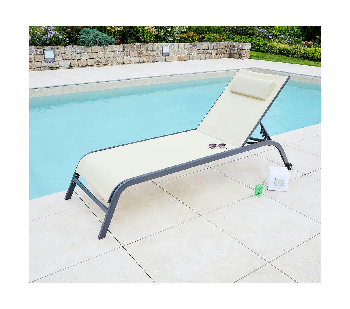 GOZO - Bain de soleil  en acier lin