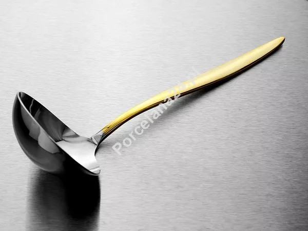 Komplet sztućców 65 cz. na 12 osób Hisar - Mercury Gold (4.0/3.0mm) złocone
