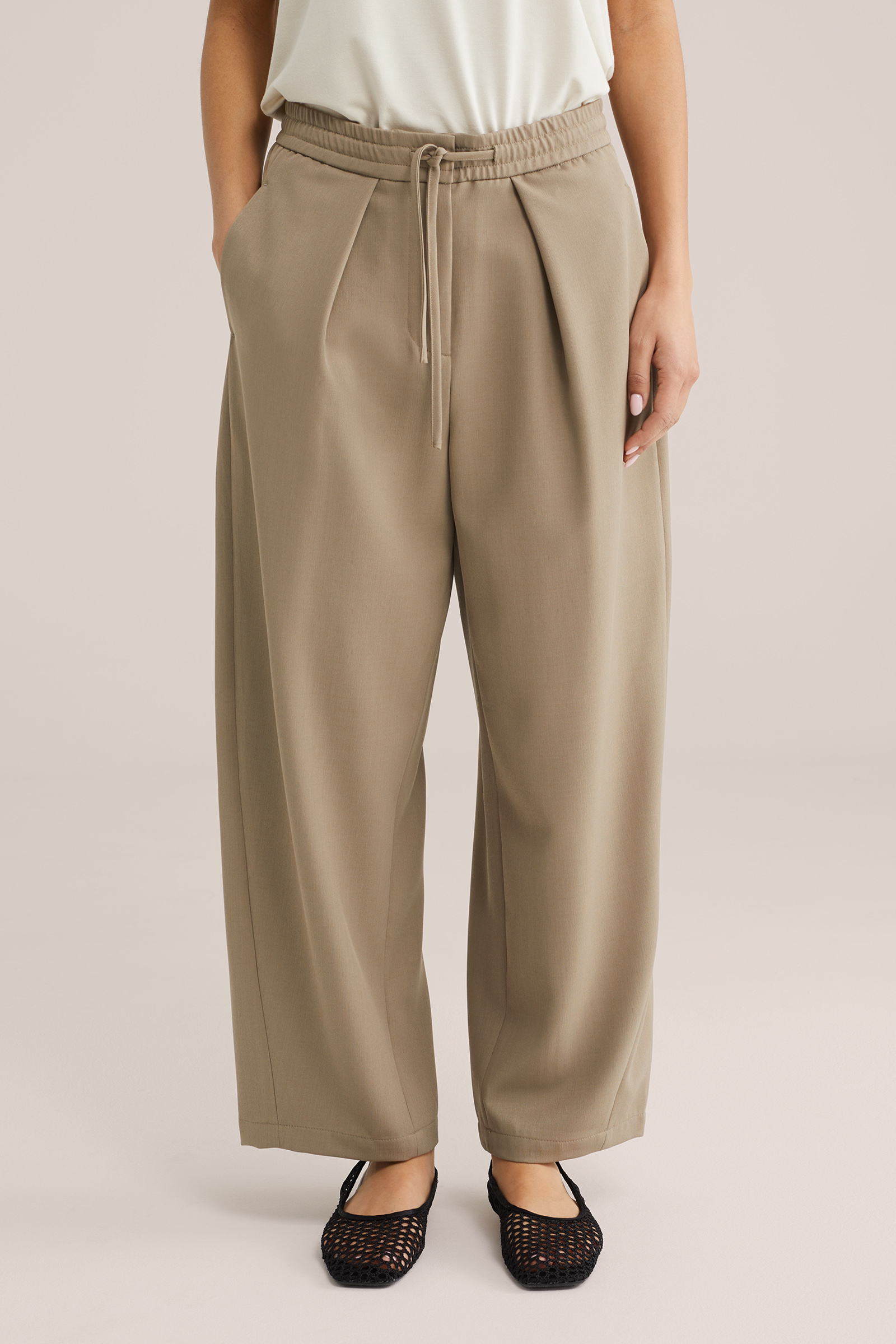Dames barrel fit pantalon