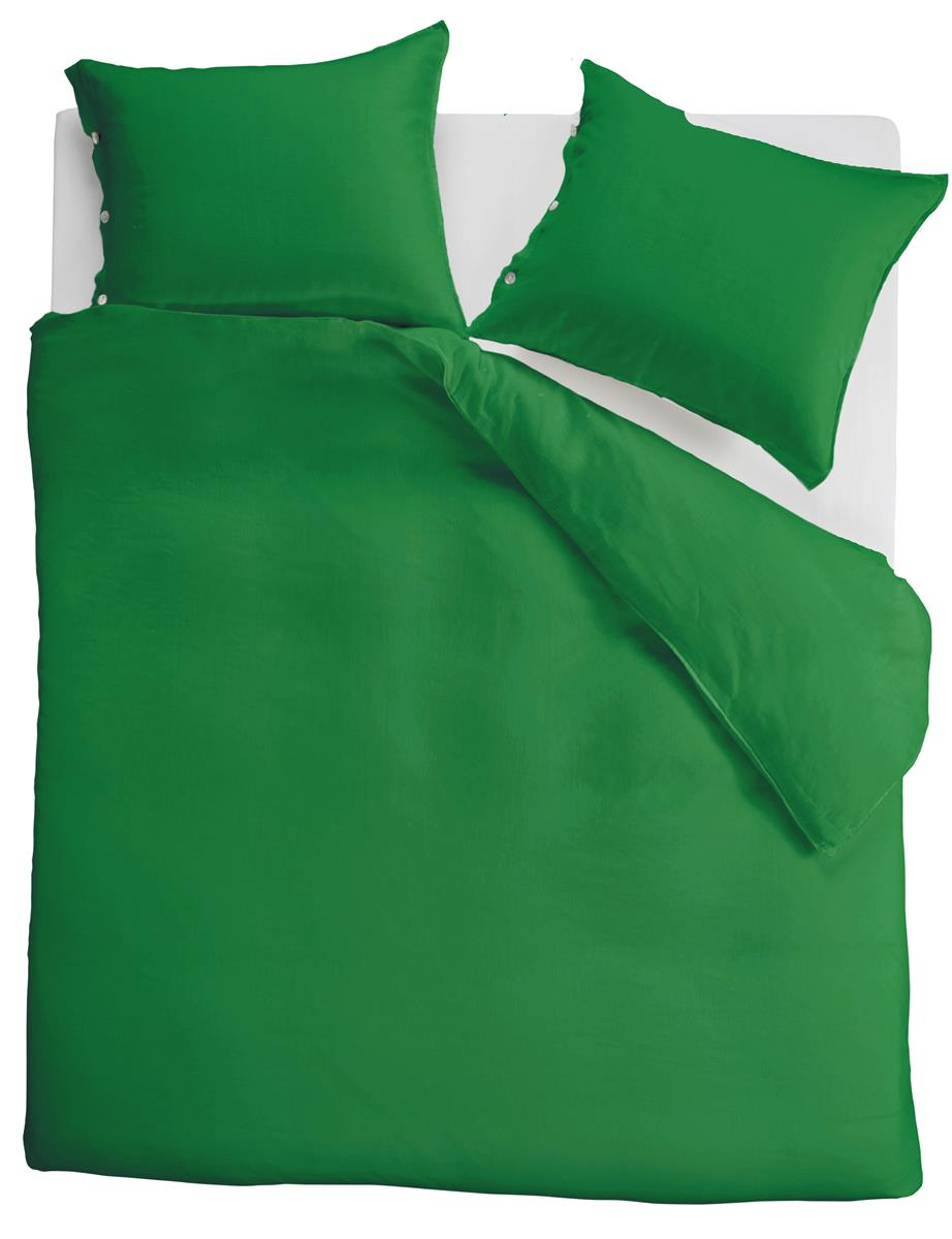 Beddinghouse Dutch Design Far Away dekbedovertrek - Effen - Lits-Jumeaux - 240x200/220 cm - Groen