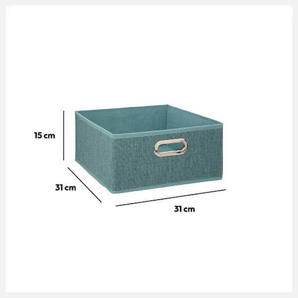 Lot de 6 boîtes de rangement en tissu MIX 'N MODUL