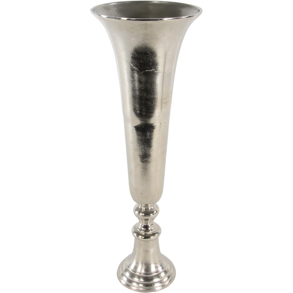 Lesli Living vaas Brush - zilver - Ø19x55cm