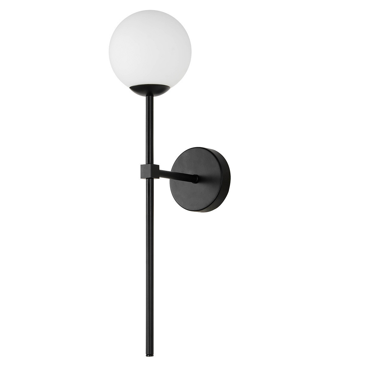 Kinkiet czarny PIRULETA 1xG9x5W wym:49x20x20cm IP44 Light Prestige