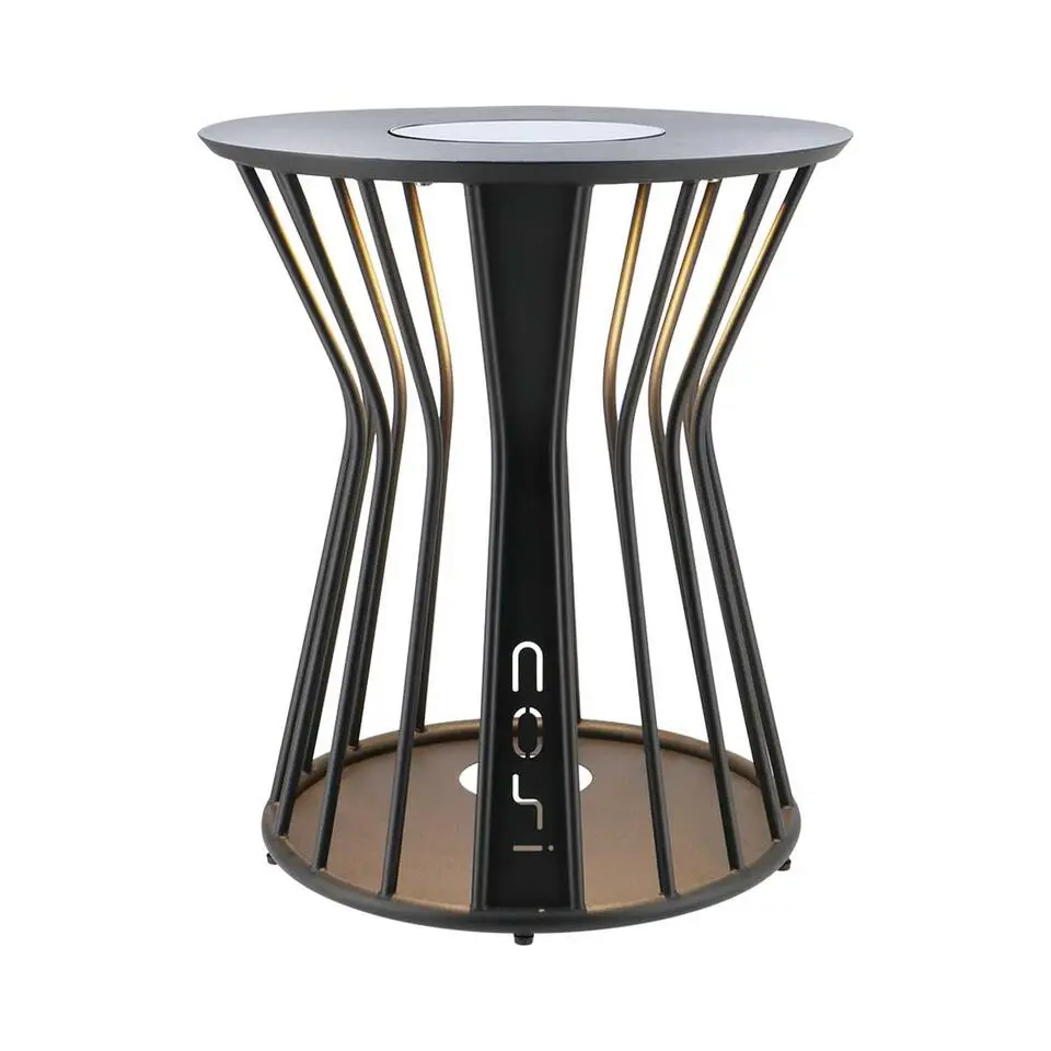 Cosilumia loungetafel met verlichting &Oslash; 52 x 60 cm - black