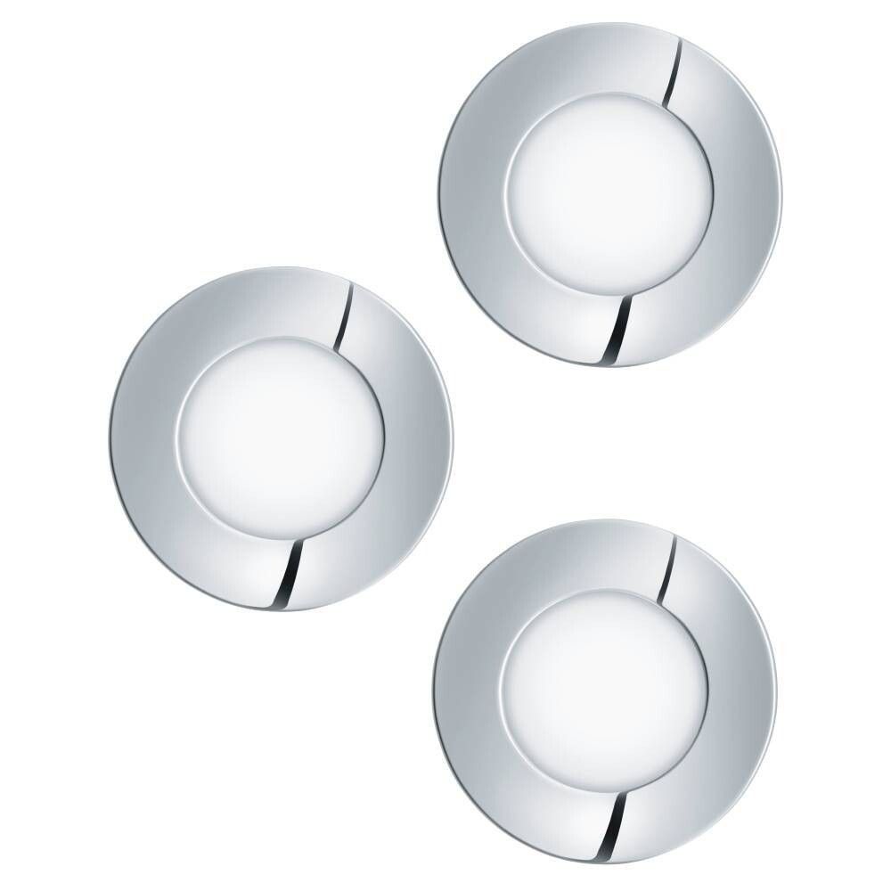 TAKLAMPE EGLO FUEVA 3STK Ø85 3000K 3X3W IP44 KROM