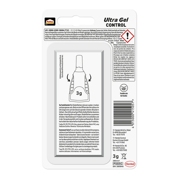 Sekundenkleber »Ultra Gel Matic«, 3 g