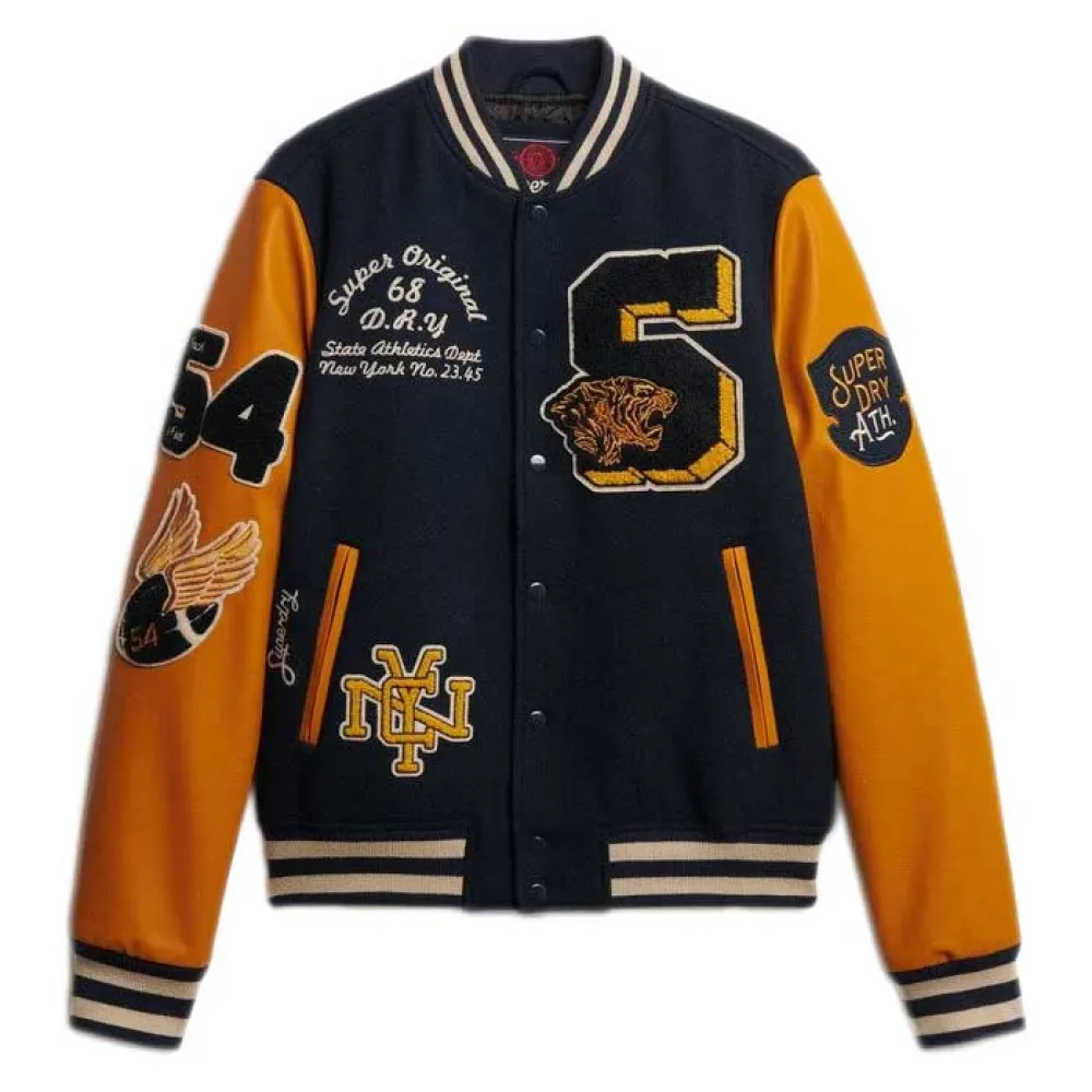 Superdry Vintage Patched Varsity jacket