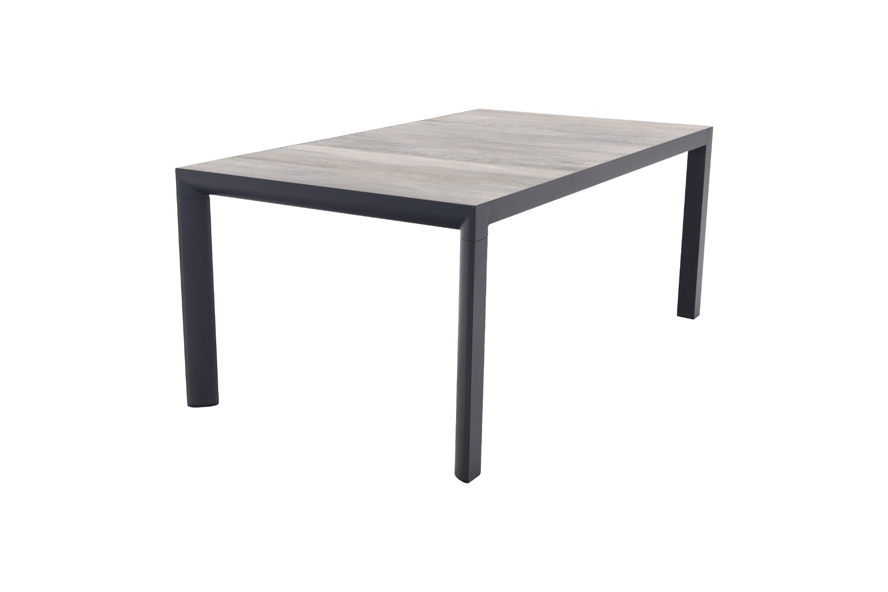 VDG Kings tuintafel antraciet - 180x100 cm.