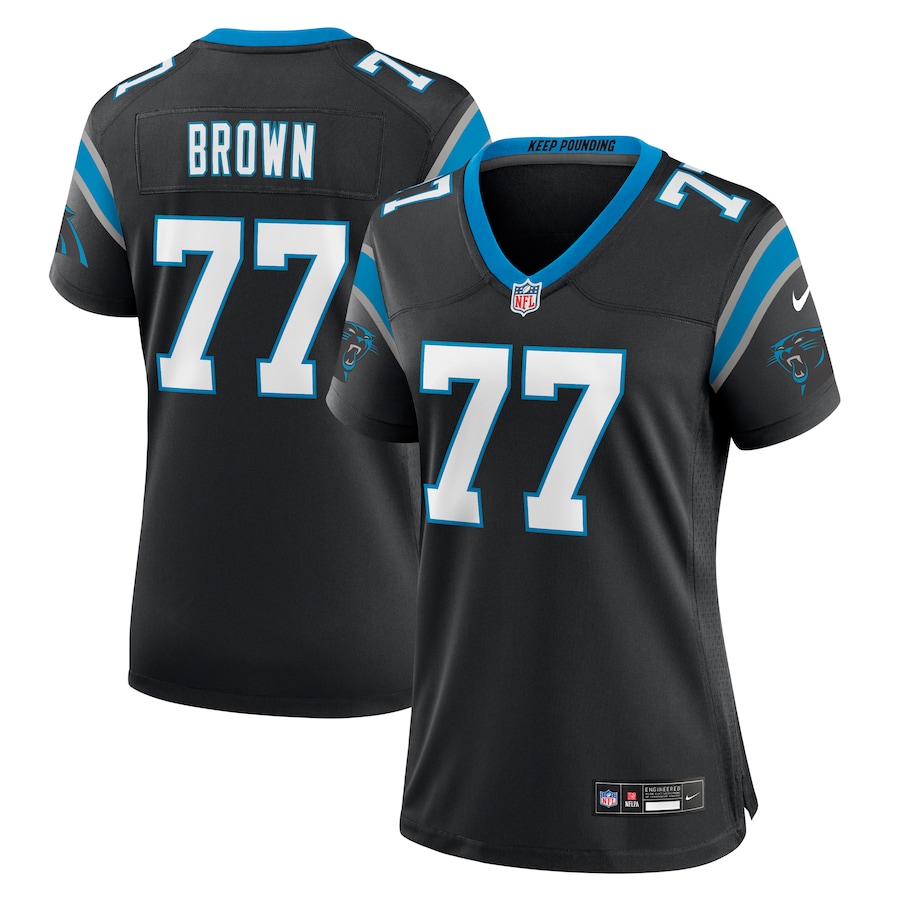 Deonte Brown Carolina Panthers Nike Women's Team Game Jersey - Black