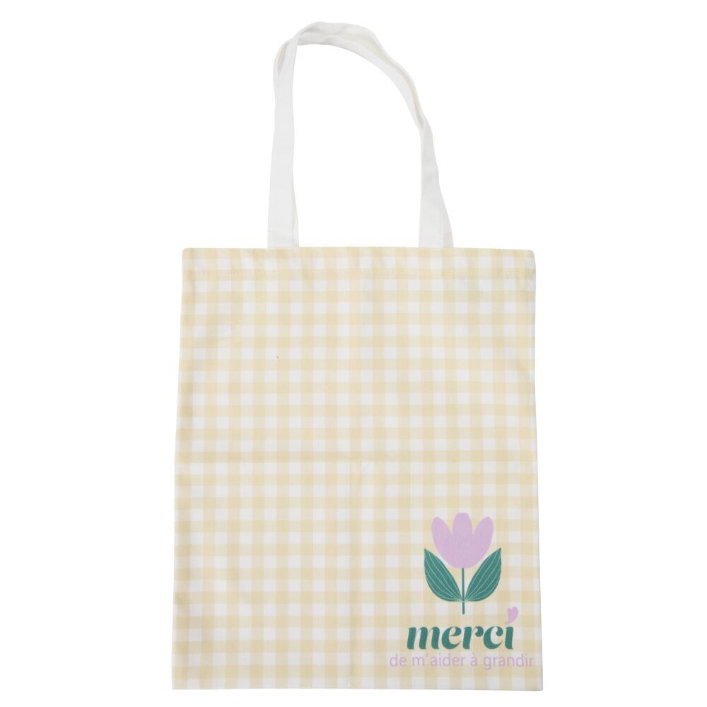 Tote bag remerciement polycoton 34x40cm (3 modèles)