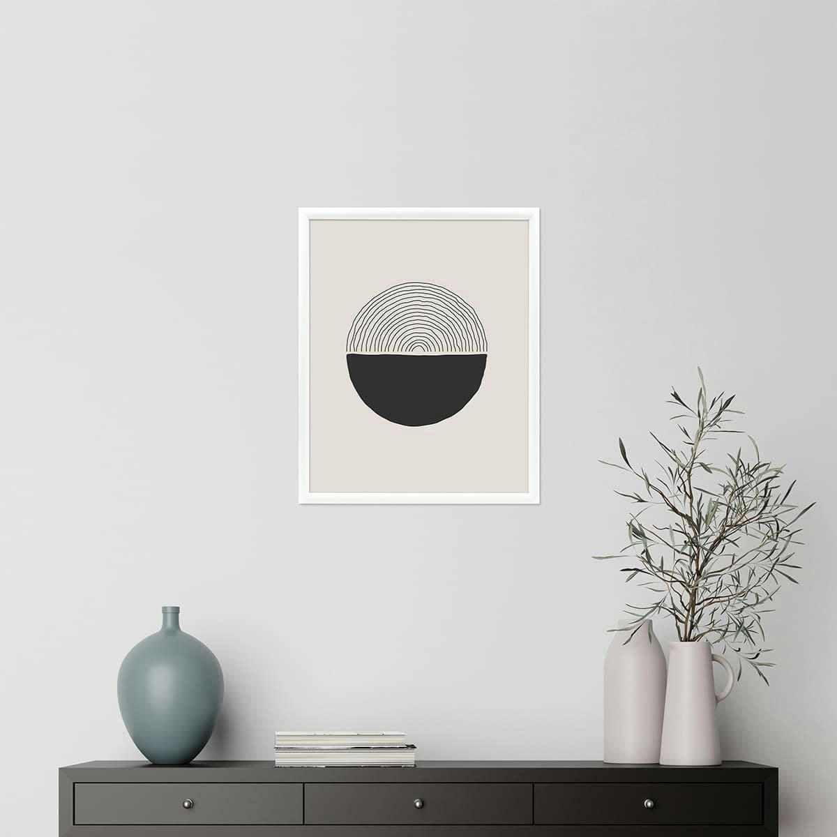 ESSENTIEL - Cadre photo exposition blanc 40x50 cm résine recyclée