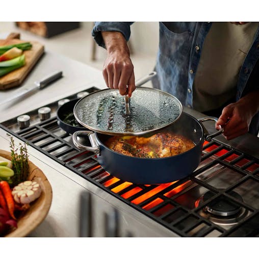 Joseph Joseph Space Non Stick Shallow Casserole Pan & Lid 28cm / 5qt