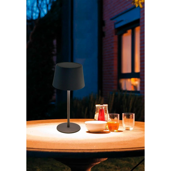 LED-Tischleuchte »Soelu«, ØxH: 13 x 30,5 cm, 2,5 W, 280 lm, dimmbar, grau