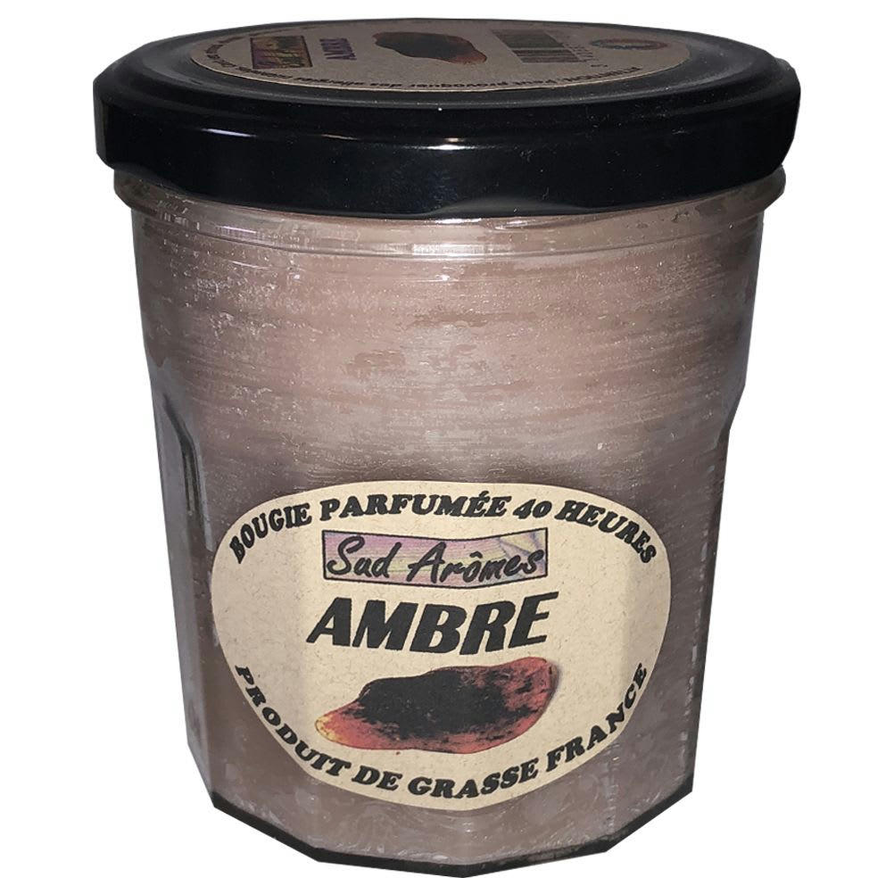 - Bougie fabriquée en France 40 heures ambre