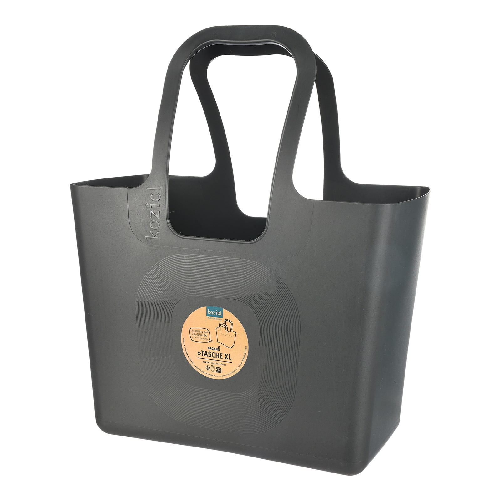 Koziol Tasche Taschelino XL Grau,L 445 x B 205 x H 540 mm