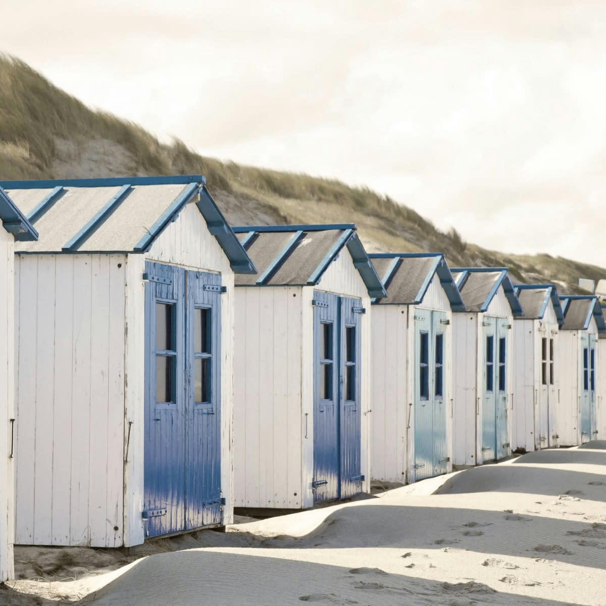 CABANONS - Tableau sur toile cabanons 30x30cm