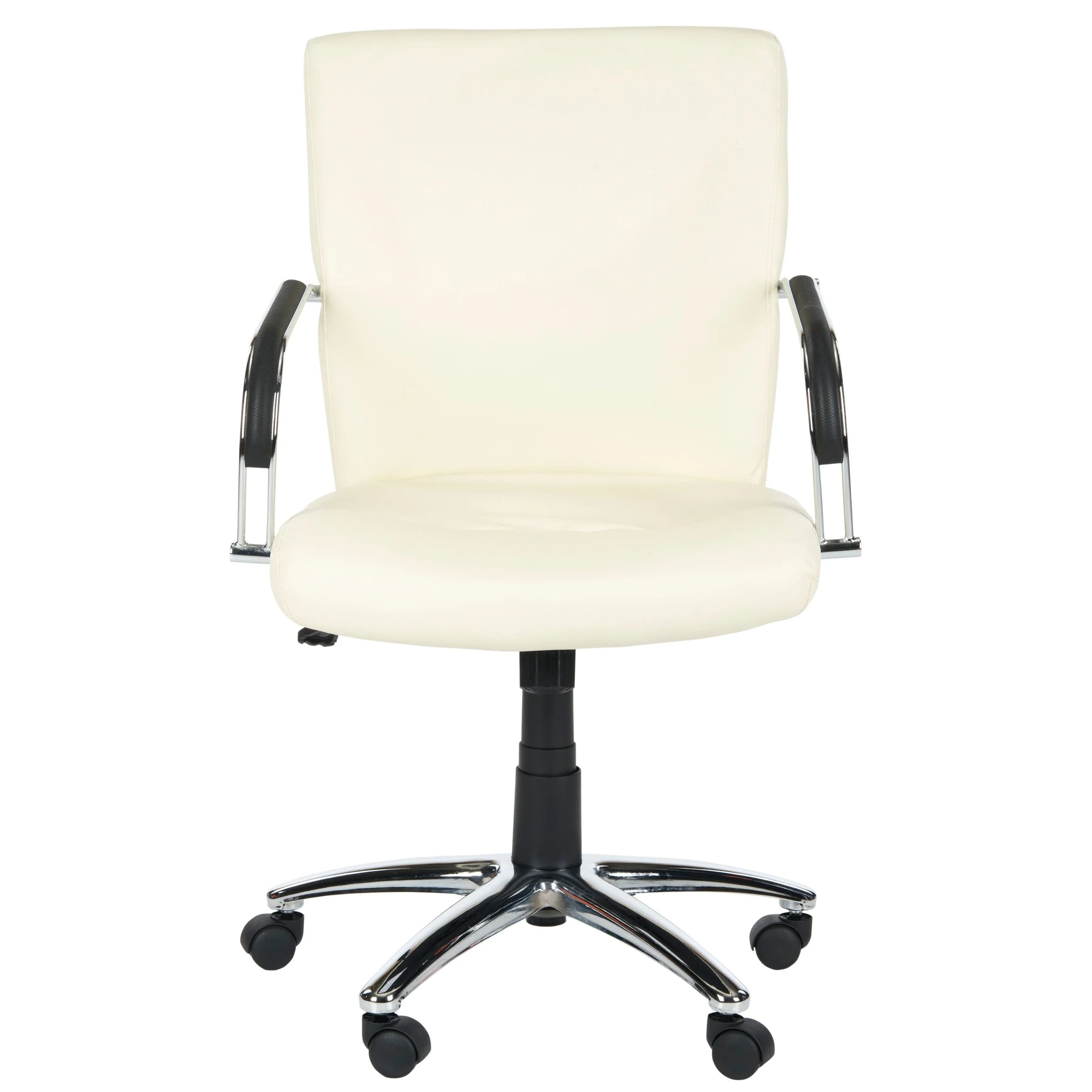 Silver Tonia Orchid Cream Desk Chair - 24 x 28 x 36.4 - 24Wx28Dx36H
