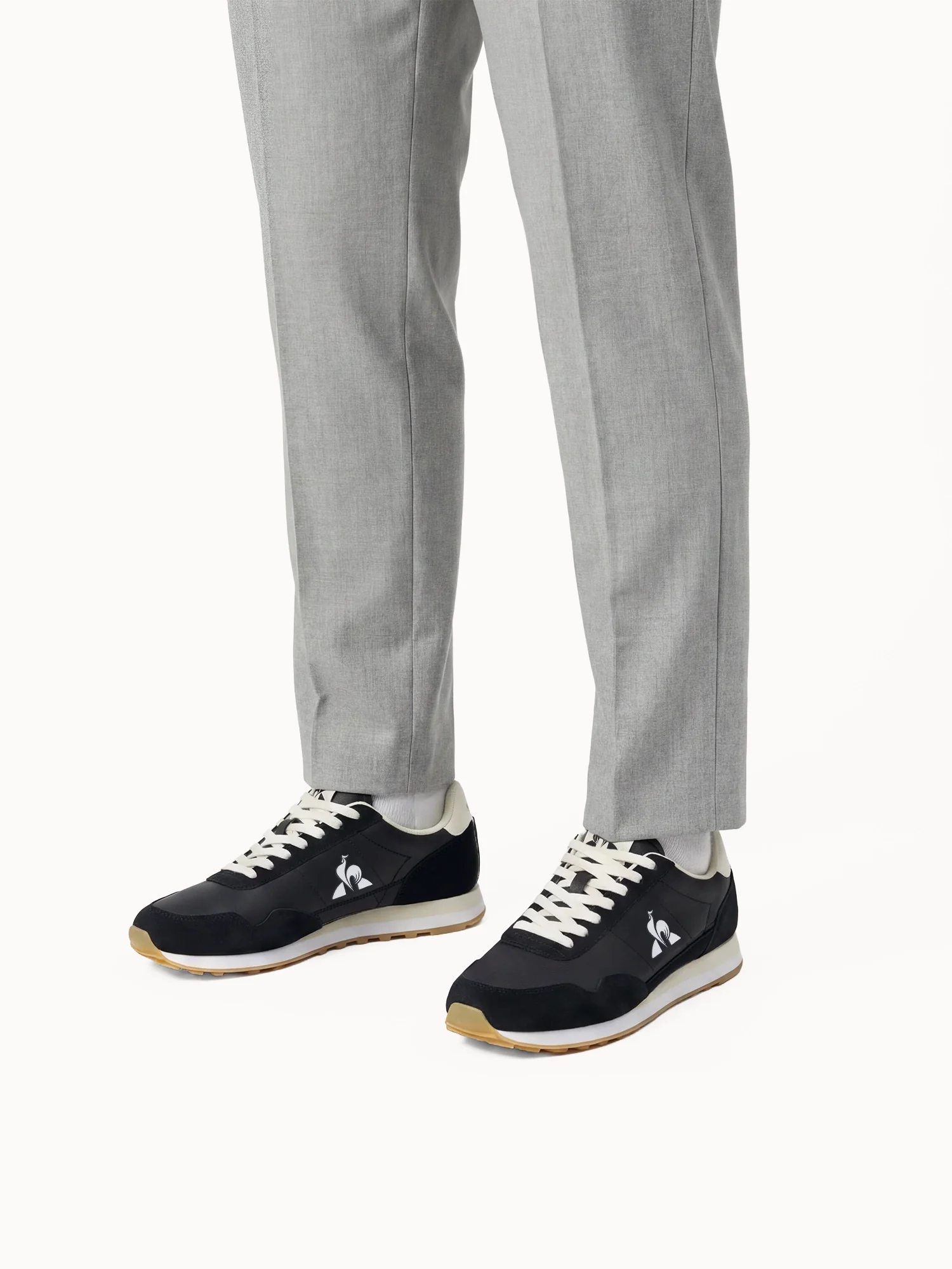 Sneakers rétro-running avec détail suede Astra