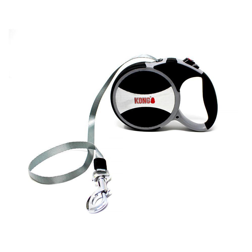 KONG Explore Extendable Dog Lead - Grey